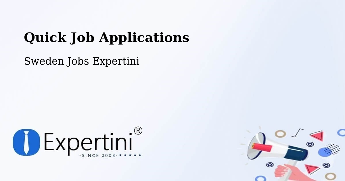 Quick Apply Feature – Sålanda - Sweden Jobs Expertini