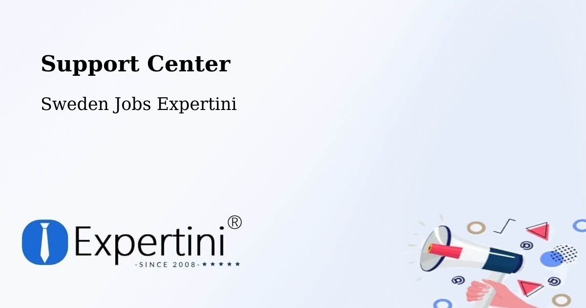 Support Services – Sålanda - Sweden Jobs Expertini